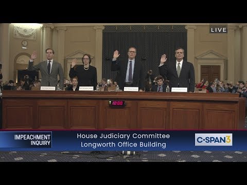 House Impeachment Inquiry Hearing – Feldman, Karlan, Gerhardt & Turley Testimony