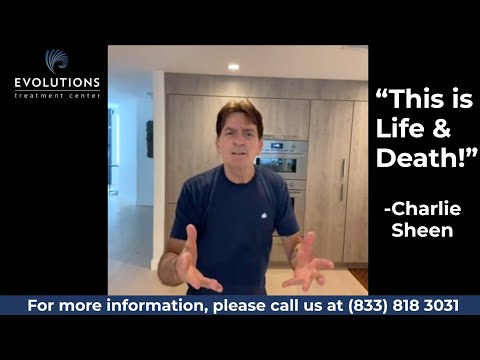 Actor Charlie Sheen's Message on Recovery to Evolutions