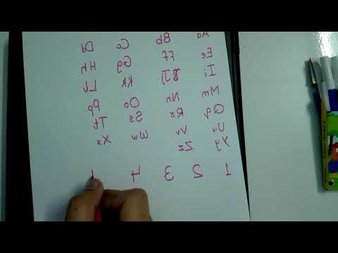 Learn Mirror Writing (EASY)