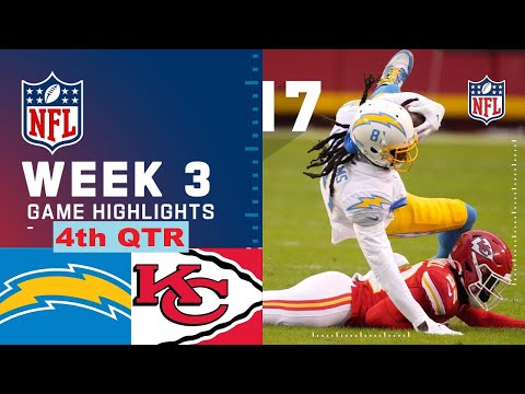 Kansas City Chiefs vs Los Angeles Chargers Highlights 4th-Qtr | NFL Week 3 | September 26, 2021