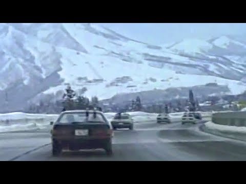 昭和６２年の関越道と中里スキー場　Kanetsu Expway and Nakazato Ski Area, Niigata  1987