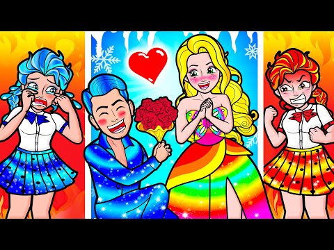 Paper Dolls Dress Up - Excessive Jokes & Rapunzel Prom Dress - Barbie Story & Crafts