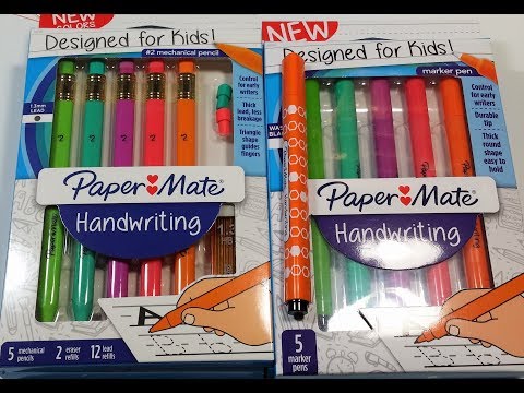 New Papermate Handwriting Pens and Pencils