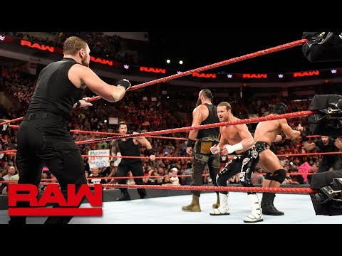 The Shield attack Braun Strowman, Drew McIntyre & Dolph Ziggler: Raw, Sept. 3, 2018