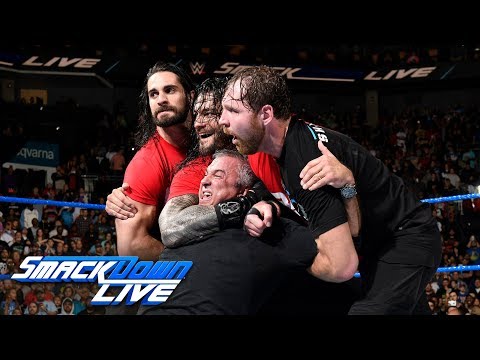 Kurt Angle & The Shield lead a Raw raid of SmackDown: SmackDown LIVE, Nov. 14, 2017