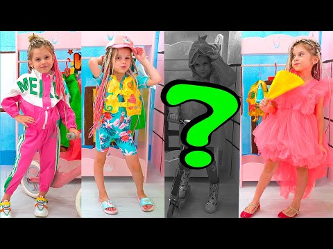 Eva learn dress up kids | Ева учит