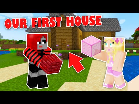 Our FIRST HOME EVER In MINECRAFT!