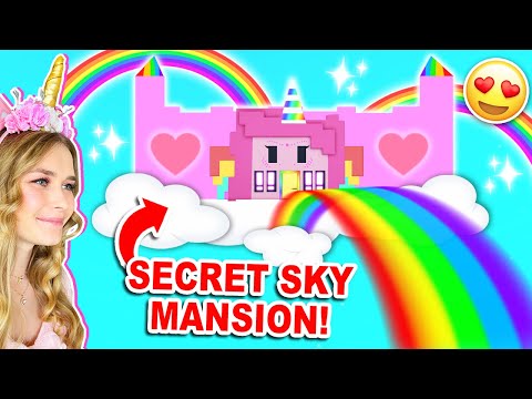 We Built A *SECRET* SKY MANSION For SUNNY In Adopt Me! (Roblox)