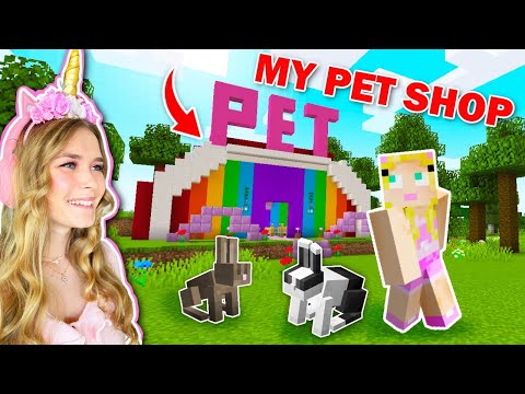 I Opened A PET SHOP In MINECRAFT!