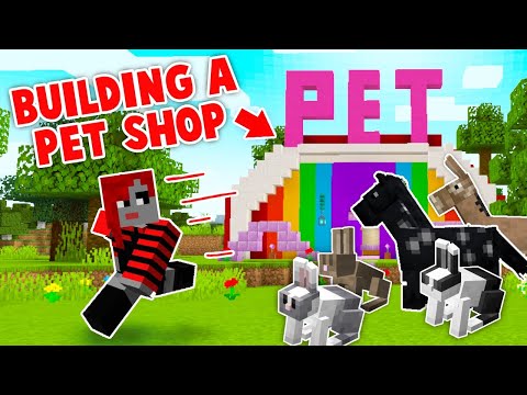 Opening A PET SHOP In MINECRAFT *GONE WRONG*