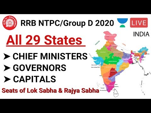 All states Chief Ministers CM and Governors of India 2020 Trick| CM Governor|वर्तमान में कौन क्या है