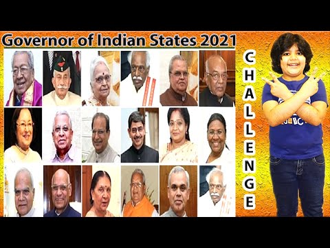 GOVERNORS OF INDIAN STATES | LEARNING VIDEO | CHALLENGE | BLINDFOLDED | INDIAN POLITY | RAJYAPAL