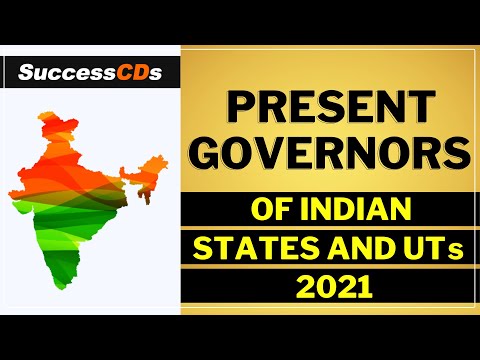 List of Governors of India | Present Governors of Indian states and UTs | Latest GK, SSC CGL, CDS