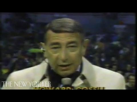 Moment from the life and career of the sports announcer Howard Cosell - The New Yorker