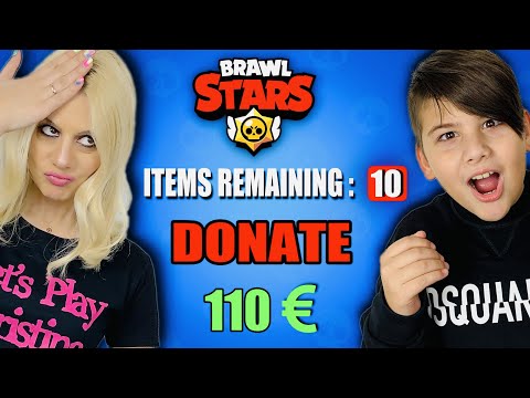 ΕΚΑΝΑ DONATE 110 EURO ΚΑΙ ΠΗΡΑ 10 ΝΕΟΥΣ BRAWLERS BRAWL STARS LET'S PLAY KRISTINA @Famous Games