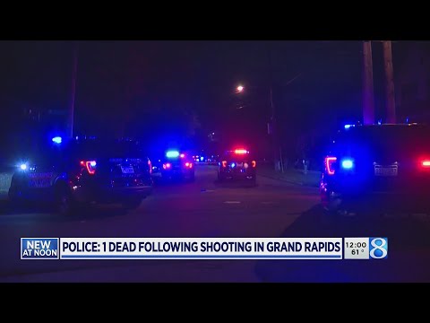 Police: 1 dead following shooting in Grand Rapids