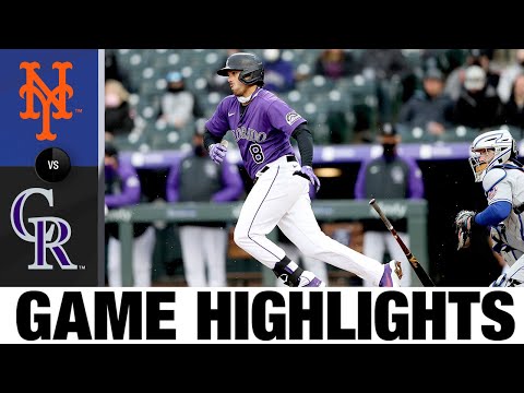 Rockies vs. Mets Game Highlights (4/17/21) | MLB Highlights