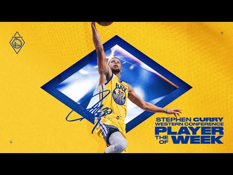 Stephen Curry Named Western Conference Player of the Week!