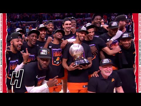 Phoenix Suns Western Conference Finals Trophy Presentation | 2021 NBA Playoffs