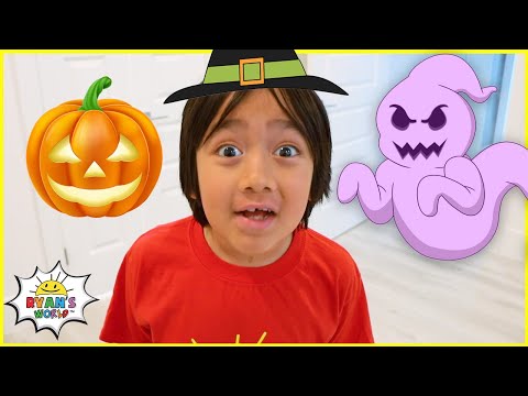 Ryan's Halloween Funny Stories and Challenges for kids!