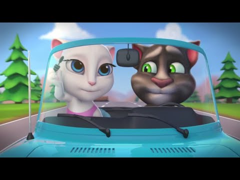 Talking Angela - Summer Fun at the Beach with Talking Tom (Shorts Combo)