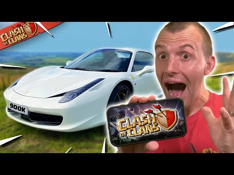 I Played Clash of Clans in a Ferrari