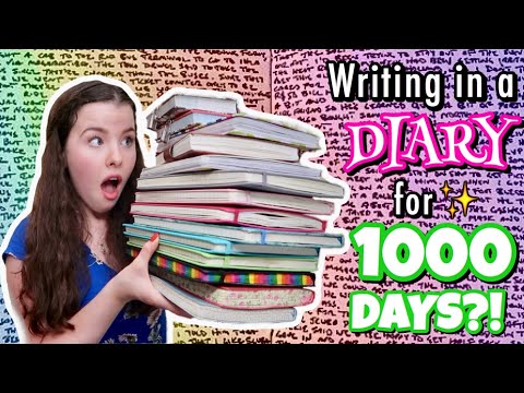 Writing in a DIARY for 1000 DAYS?! | Carrie Walker