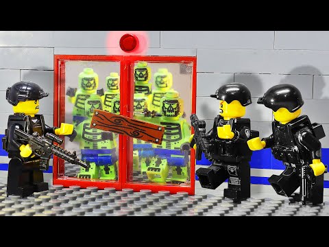 LEGO ZOMBIE OUTBREAK | Police SWAT Team Surviving Extreme Zombie Apocalypse | LEGO Land