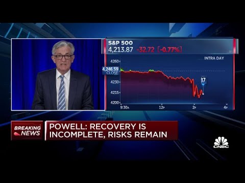 Watch Fed Chair Jerome Powell's full remarks on economic recovery