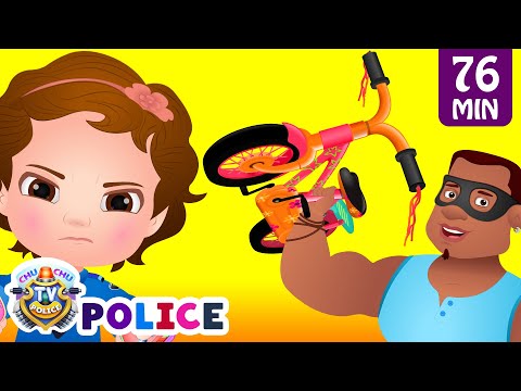 ChuChu TV Police Save The Bicycles of the Kids from Bad Guys | ChuChu TV Surprise Kids Videos