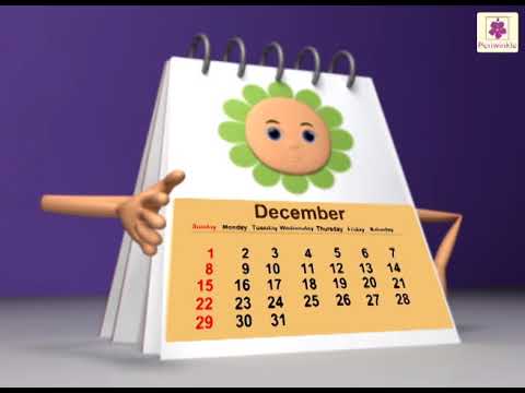 Calendar Year, Months, Weeks And Days | Mathematics Grade 2 | Periwinkle