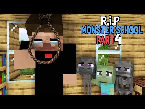 Monster School : RIP ALL  BABY Monsters Part 4 (Sad story) - Minecraft Animation