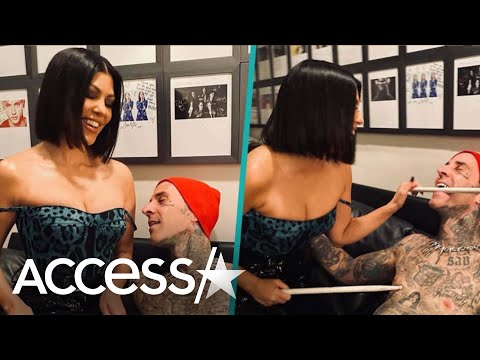 Kourtney Kardashian & Travis Barker's Steamy 'SNL' PDA