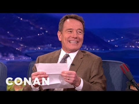 Bryan Cranston's Favorite Erotic Fan Letter | CONAN on TBS