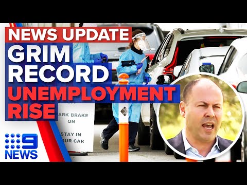 Victoria’s COVID-19 case numbers skyrocket, Australia’s jobless rate increases | 9 News Australia