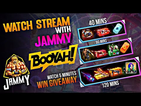 Watch 5 min and Win gifts | free diamonds and emote |cobra bundle giveaway