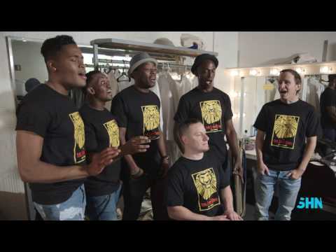 "The Lion Sleeps Tonight" a cappella - The Lion King: BroadwaySF Dressing Room Sessions