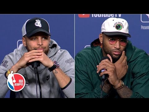 Steph Curry, DeMarcus Cousins Game 2 postgame interview | 2019 NBA Finals