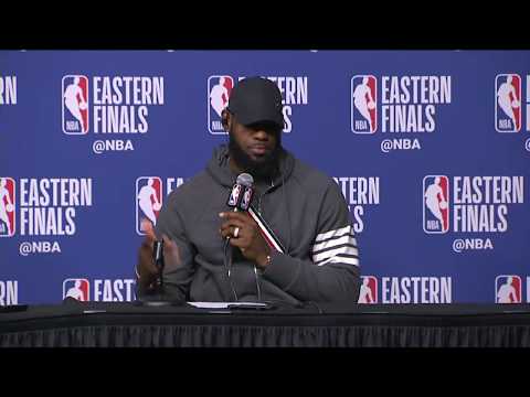 LeBron James & Kevin Love Postgame Interview | Cavaliers vs Celtics Game 2