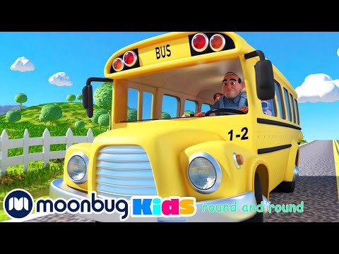 Wheels on the Bus - Sing Along | @Cocomelon - Nursery Rhymes | Moonbug Literacy