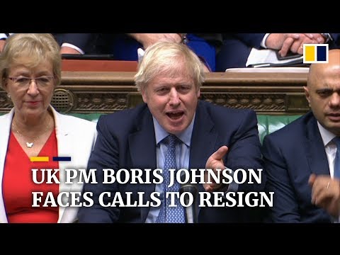 UK Prime Minister Boris Johnson faces calls to resign