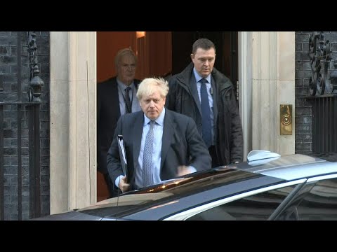 British Prime minister Boris Johnson leaves Downing Street | AFP