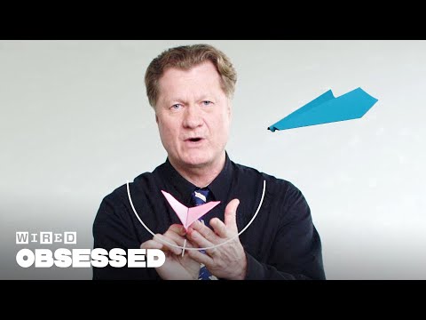 How This Guy Folds and Flies World Record Paper Airplanes | WIRED