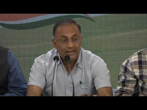 LIVE: Congress Party Briefing by Prof. Gourav Vallabh and Shri Dinesh Gundurao at Congress HQ