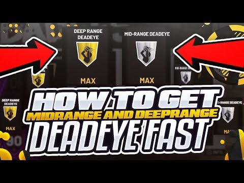 NBA 2K19 HOW TO GET MID RANGE & DEEP RANGE DEADEYE SUPER FAST & EASY!