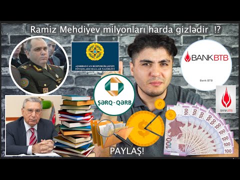 PAYLAŞ! Ramiz Mehdiyev milyonları harda gizlədir? Xalqa hesabat verən nazir müavini! Kim? ARAŞDIRMA!