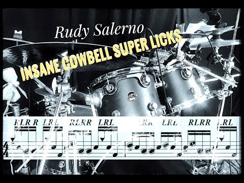 Insane Cowbell Super Licks (With Notation) Rudy