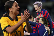 Sam Kerr and Megan Rapinoe. 