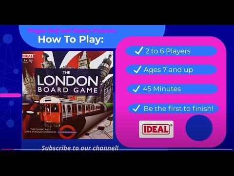 How to Play THE LONDON BOARD GAME