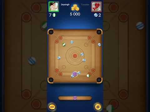 Carrom board game online | Freestyle gameplay | London park match #5000​  #newhack #🤫😂